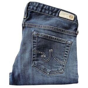 AG Adriano Goldschmied Stilt Jeans Womens 27 Blue Cigarette Leg Slim Straight